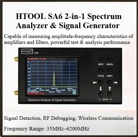 Przenośny analizator widma 35M – Signal Generator Spectrum Analyzer recenzja i cena