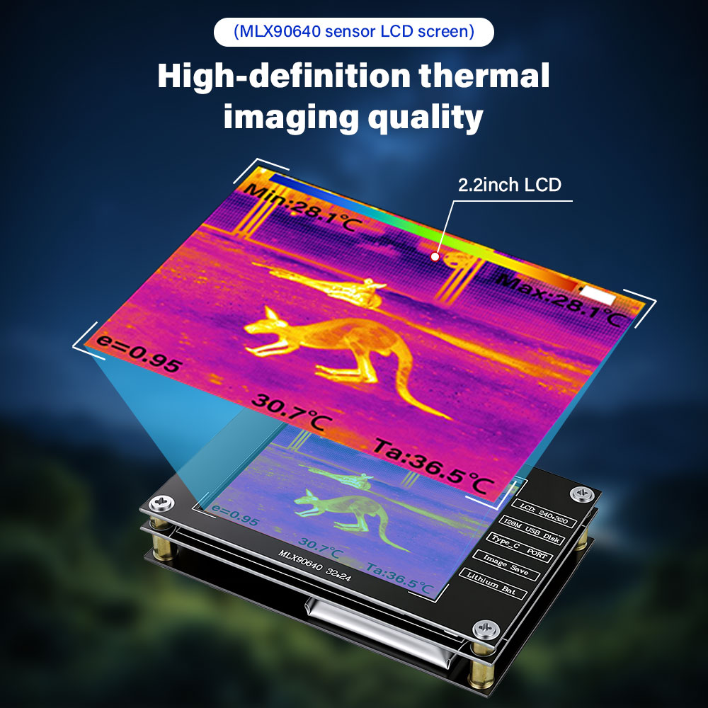 -40 ℃ ~300 ℃   Przenośna kamer – Thermal Imaging Camera Pcb Repair recenzja i cena